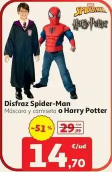 Alcampo Spiderman - disfraz spider-man oferta