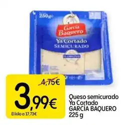 Dialprix Garcia Baquero queso semicurado ya cortado oferta