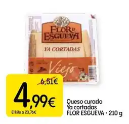 Dialprix Flor Esgueva queso curado ya cortadas oferta