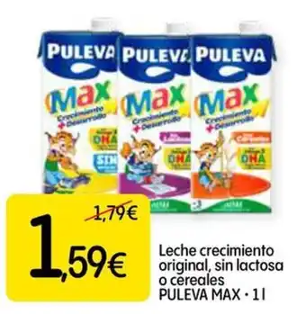 Puleva leche crecimiento original sin lactosa o cereales max