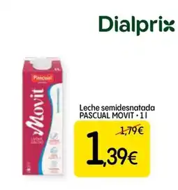 Dialprix Pascual leche semidesnatada movit oferta