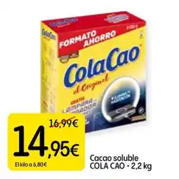 Dialprix ColaCao cacao soluble oferta