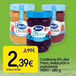 Dialprix Hero confituras 0% diet oferta