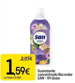 Dialprix San suavizante concentrado Recordar oferta