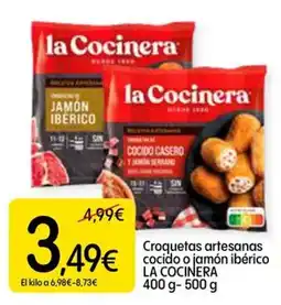 Dialprix la Cocinera croquetas artesanas cocido o jamón ibérico oferta