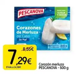 Dialprix Pescanova corazones de merluza del cabo oferta