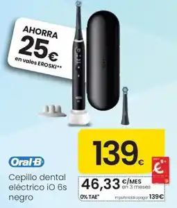 Eroski Oral-B cepillo dental eléctrico iO 6s negro oferta
