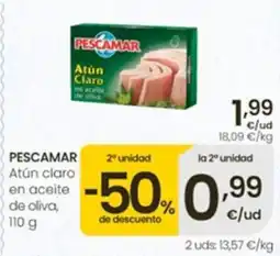 Eroski Pescamar atún claro en aceite de oliva oferta
