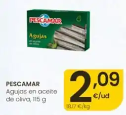 Eroski Pescamar agujas en aceite de oliva oferta