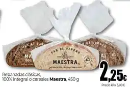 Unide Supermercados Maestra rebanadas clásicas oferta