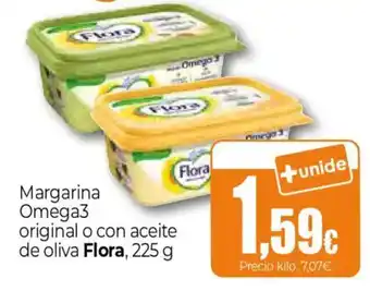 Flora margarina omega3 original o con aceite de oliva