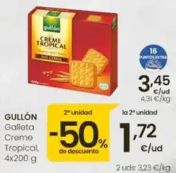 Eroski Gullón Galleta Creme Tropical oferta