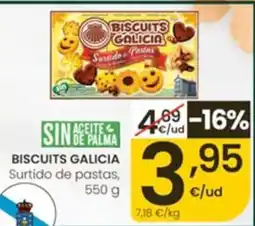 Eroski Biscuits galicia surtido de pastas oferta