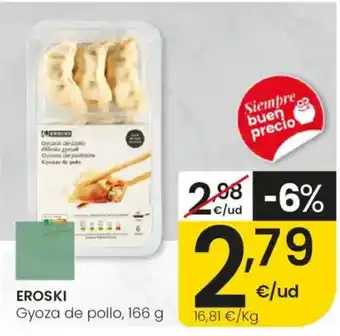Eroski gyoza de pollo