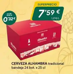 Masymas Cerveza Alhambra tradicional oferta