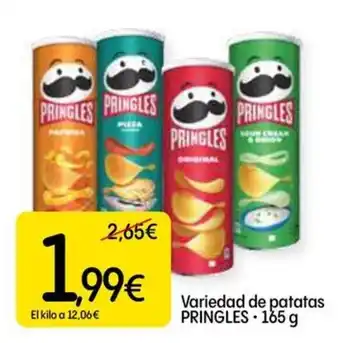 Pringles variedad de patatas