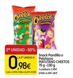 Dialprix Cheetos snack pandilla o pelotazos oferta