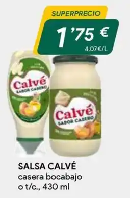 Masymas Salsa Calvé casera bocabajo oferta