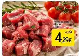 Dialprix Magro de cerdo a tacos oferta