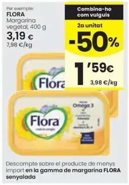 Caprabo Flora margarina vegetal oferta