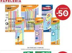 Hipercor Bic y Tipp-ex oferta