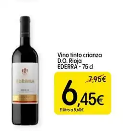Dialprix Ederra vino tinto crianza oferta