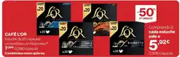 Hipercor Café L'Or estuche de 20 cápsulas oferta