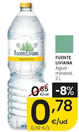 Eroski Fuente Liviana Agua mineral oferta
