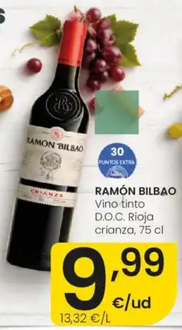 Eroski Ramón Bilbao vino tinto oferta