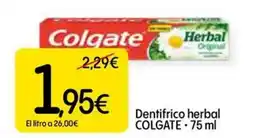 Dialprix Colgate dentífrico herbal oferta