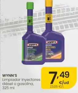 Eroski Wynn's limpiador inyectores diésel o gasolina oferta