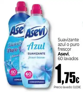 Asevi suavizante azul o puro frescor