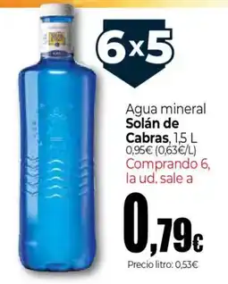 Unide Supermercados Agua mineral Solán de Cabras oferta