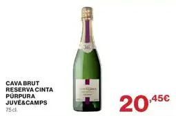 Hipercor Juvé&Camps Cava Brut Reserva Cinta Púrpura oferta