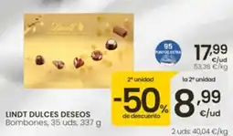 Eroski Lindt dulces deseos oferta