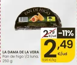 Eroski La dama de la vera pan de higo oferta