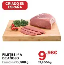 Hipercor Filetes 1ª a de añojo oferta