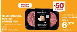 Hipercor Hamburguesa nuestra parmesano oferta
