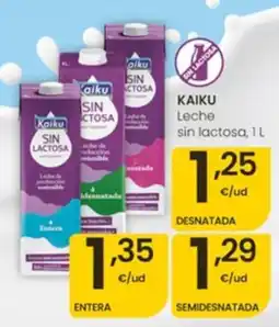 Eroski Kaiku leche sin lactosa oferta