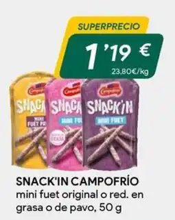 Masymas Snack'in campofrío oferta