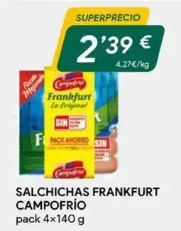 Masymas Campofrío salchichas frankfurt oferta