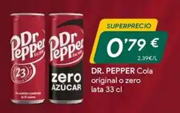 Masymas Dr Pepper Cola original o zero oferta