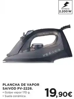 Hipercor Saivod plancha de vapor pv-2226 oferta