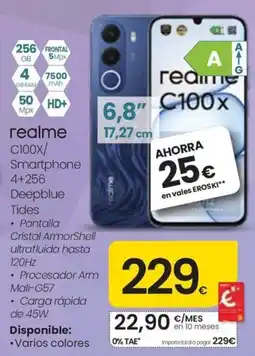 Eroski realme C100X oferta