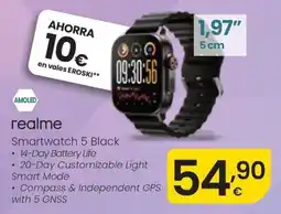 Eroski realme smartwatch 5 black oferta
