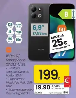 Eroski Xiaomi Redmi 17 oferta
