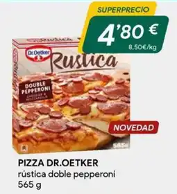 Masymas Dr.Oetker pizza rustica doble pepperoni oferta