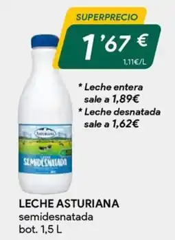 Masymas Leche Asturiana semidesnatada oferta