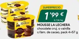 Masymas Mousse la lechera chocolate cruj o vainilla oferta