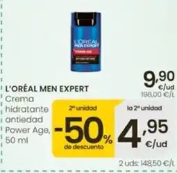 Eroski L'oréal men expert crema hidratante antiedad power age oferta